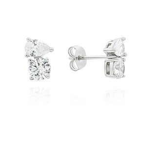 Сребърни обеци - Dual Spark