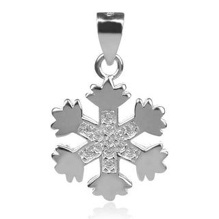 Сребърен медальон- Snowflake