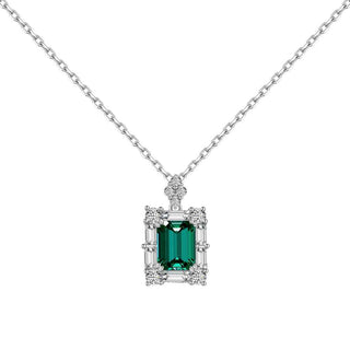 Сребърно колие - Emerald Dream Necklace