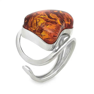 Сребърен пръстен - Molten Flow