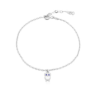 сребърна гривна, подходяща за дете, емайл, родиево покритие