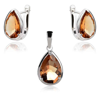 Сребърен комплект - Sultanite Dea