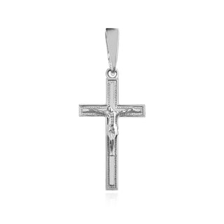 сребърен кръст, , родиево покритие