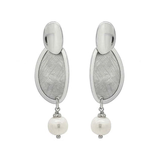 Сребърни обеци - Pearl Parma