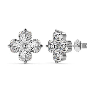 Сребърни обеци - Shine Blossom