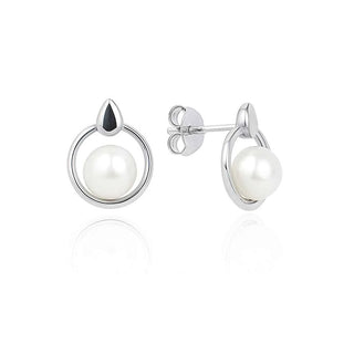 Сребърни обеци