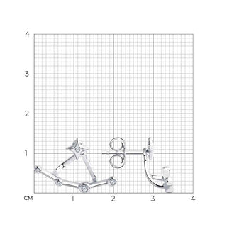Сребърни обеци - Constellation