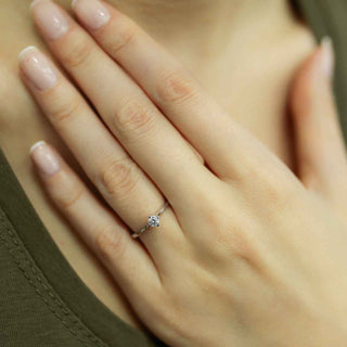 Златен пръстен - Dia 0,16ct. Solitaire