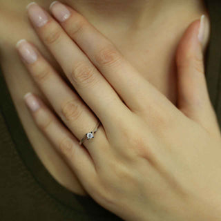 Златен пръстен - Dia 0,16ct.