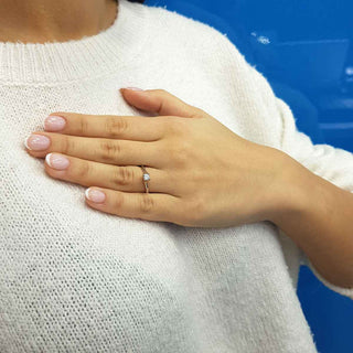 Златен пръстен - Dia 0,19ct.