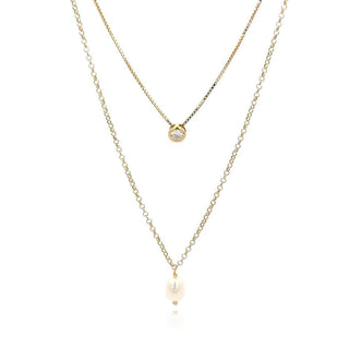 сребърно колие