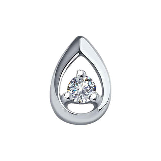 златен медальон, бяло злато, брилянт, sokolov,