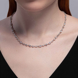 Сребърни бижута - дамско колие от Selina.bg