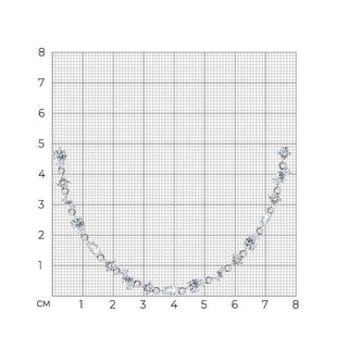 Сребърно колие - Glamour