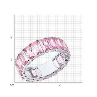 Сребърен пръстен - Vogue ring pink