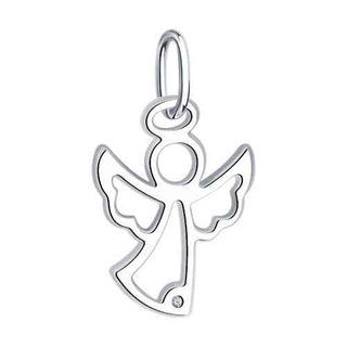 Сребърен медальон - Brilliant angel