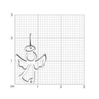 Сребърен медальон - Brilliant angel