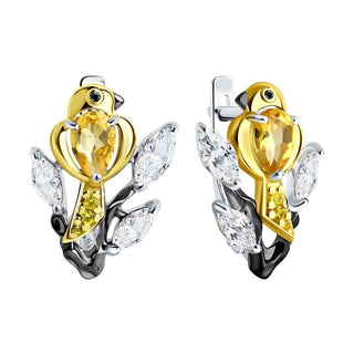 Сребърни обеци - Canari