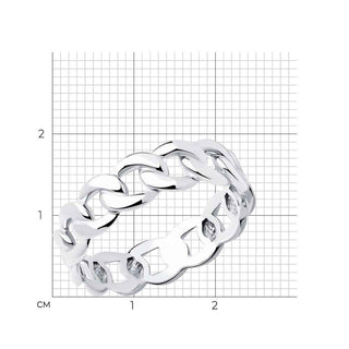 Сребърен пръстен - Basic chain