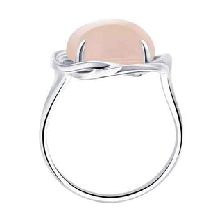 Сребърен пръстен - ROSE QUARTZ LOLA