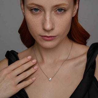 Сребърно колие - Lumia heart