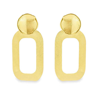 Сребърни обеци - Bold Ovale