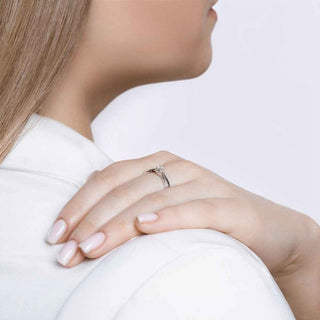 Златен пръстен - Dia 0,107ct