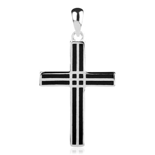 мъжки сребърен кръст