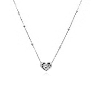 сребърно колие