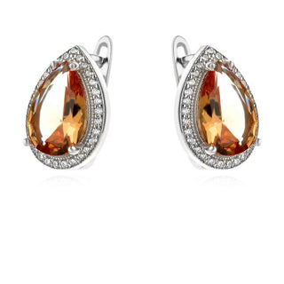 Сребърен комплект - Sultanite drop