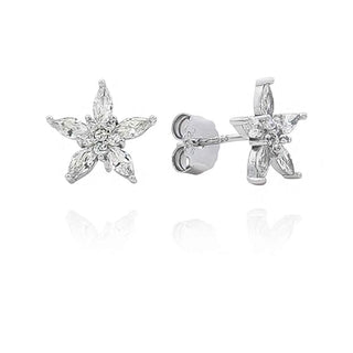 Сребърни обеци - Star Bloom
