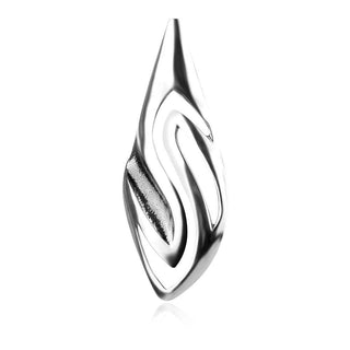 сребърен медальон, без камък, оксидирано сребро, Алгара,