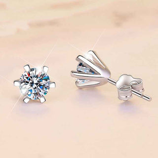 Сребърни обеци