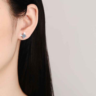 Сребърни обеци