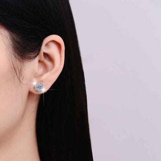 Сребърни обеци