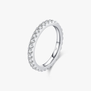 Сребърен пръстен - Lumina Line Moissanite