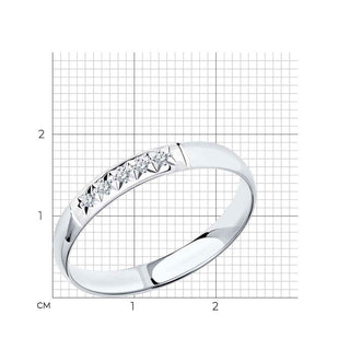 Златен пръстен - Dia 0,043ct