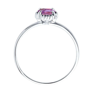 Сребърен пръстен - Lunar amethyst