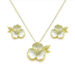 Сребърен комплект - Blossom Glow