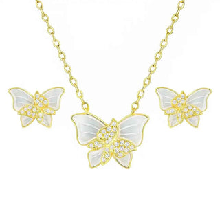 Сребърен комплект - Golden Wings