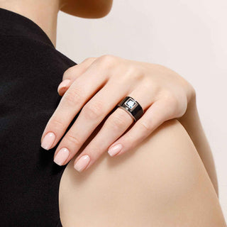 Сребърен пръстен -  Bold frame