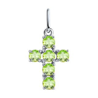 сребърен кръст, хризолит, Sokolov