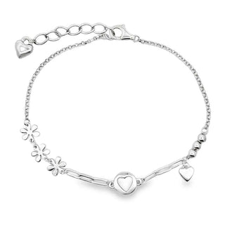 Сребърна гривна - Bloom & Heart