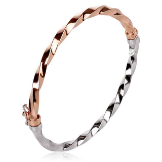 silver bangle double face,сребърна гривна с две лица
