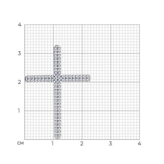 Сребърен кръст -  Cross 94031253