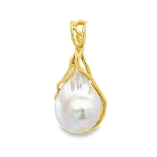 Сребърен медальон - Golden Drop Baroque