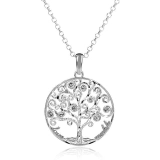 сребърно колие дървото на живота