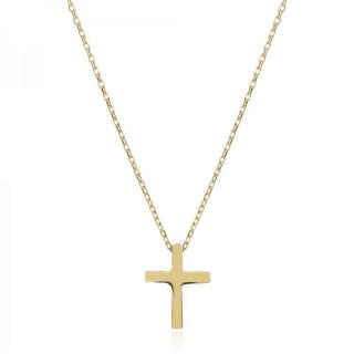 златно колие, кръстче, без камък