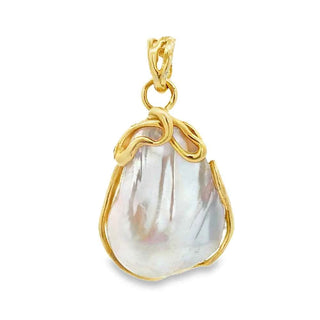 Сребърен медальон - Golden Tide Baroque