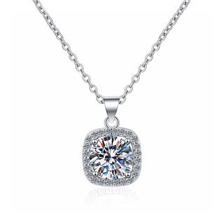 Сребърно колие - Nova Glow Moissanite
